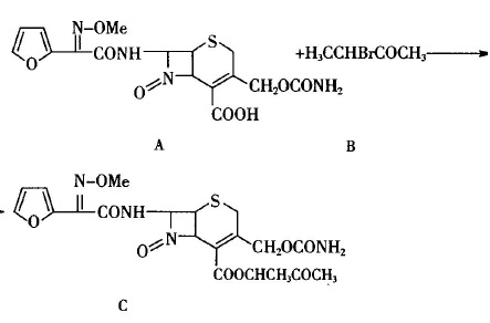 头孢呋辛酯的合成路线1